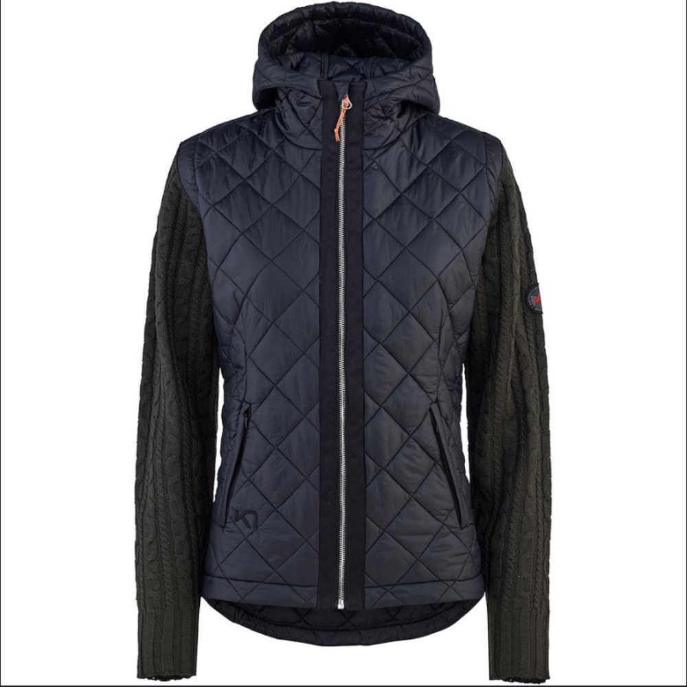 NWT Kari Traa puffer jacket with knit arms